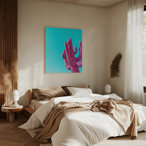 Tablou canvas „Magenta Pink Saguaro” de Tom Windeknecht