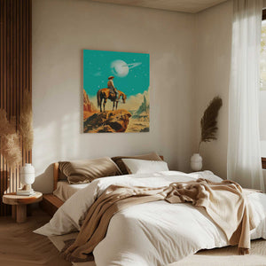 Tablou canvas „A Western Astronaut” de Taudalpoi