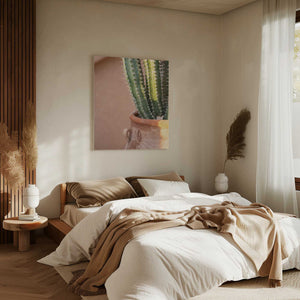 Tablou canvas „Green On Orange | Marrakech Travel Photography” de Raisa Zwart