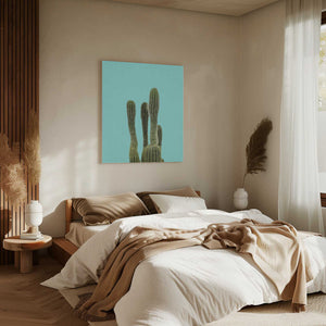 Tablou canvas „Turquoise Cactus” de Lila &amp; Lola
