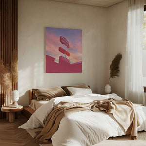 Tablou canvas „Las Vegas Western Hotel” de Pictufy Studio III