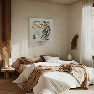 Tablou canvas „Dont Honey Print 2” de The Whiskey Ginger