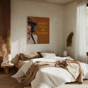 Tablou canvas „Don't Call Me Honey Badass Western Cowgirl Art” de The Whiskey Ginger