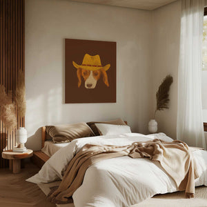 Tablou canvas „Nala The Cutest Cowgirl Pup” de Anyone Can Yeehaw