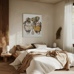 Tablou canvas „Gentlemen of the Court” de Mike Koubou
