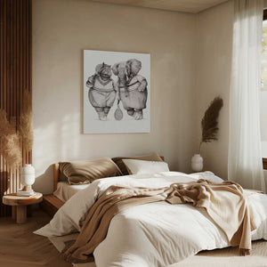 Tablou canvas „Gentlemen of the Court” de Mike Koubou