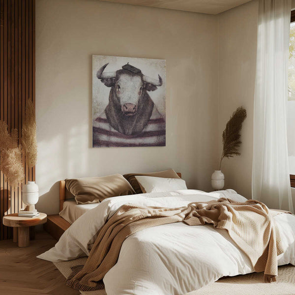 Tablou canvas „Bovine Chic Style” de Mike Koubou