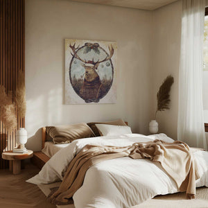 Tablou canvas „Thinking Wild Christmas” de Mike Koubou