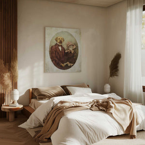 Tablou canvas „Victorian-style Portrait Couple” de Mike Koubou