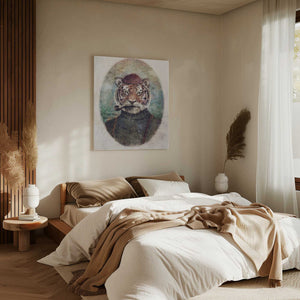 Tablou canvas „Gentleman Tiger” de Mike Koubou