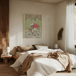 Tablou canvas „Rabbits Biker Club” de Mike Koubou