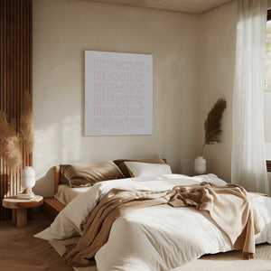Tablou canvas „Pink Howdy” de Jolly and Dash