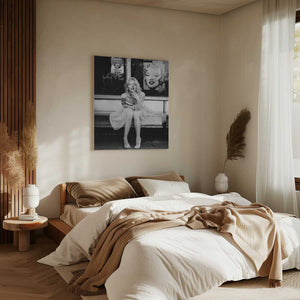 Tablou canvas „New Marilyn BW” de Dikhotomy