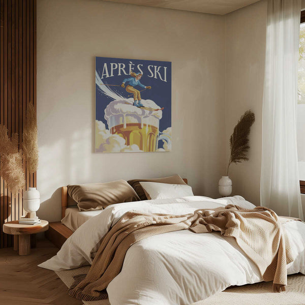 Tablou canvas „Apres Ski Vintage” de Andreas Magnusson