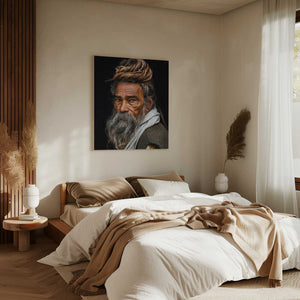 Tablou canvas „Portrait of a Sadhu...” de Rakesh J.V