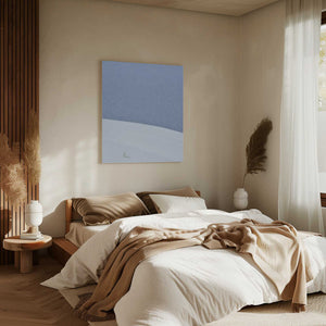 Tablou canvas „Snowy arctic fox in Svalbard” de Yves Adams