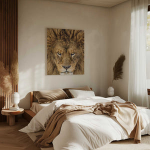 Tablou canvas „Serious Lion” de Mike Centioli