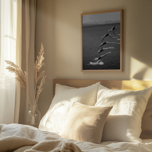 Tablou înramat „The beauty of diving” de Greetje van Son