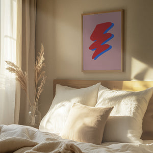 Tablou înramat „Lightning” de Pictufy Studio