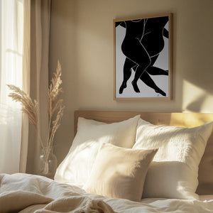 Tablou înramat „Lovers Black” de Pictufy Studio II