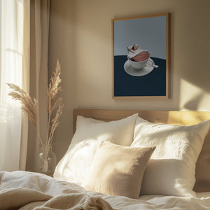 Tablou înramat „Morning rituals” de Maarten Léon