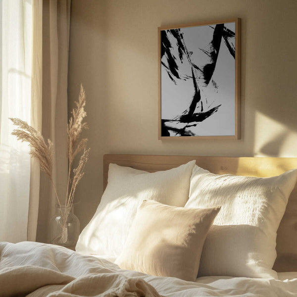 Tablou înramat „Ink Brush Flow” de uplusmestudio