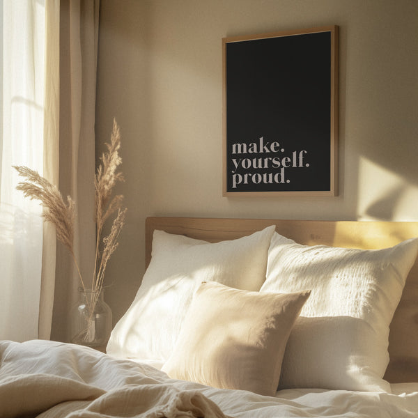 Tablou înramat „Motivational Phrase” de uplusmestudio