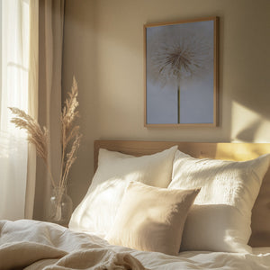 Tablou înramat „Delicate Dandelion” de uplusmestudio