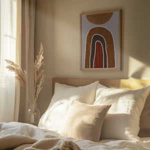 Tablou înramat „Earthy Arches” de THE MIUUS STUDIO