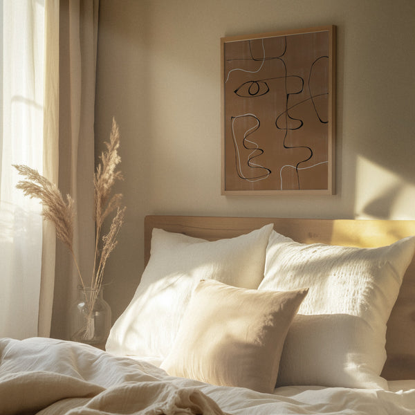 Tablou înramat „Whimsical Lines” de THE MIUUS STUDIO