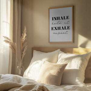 Tablou înramat „Inhale Exhale” de Pictufy Studio II