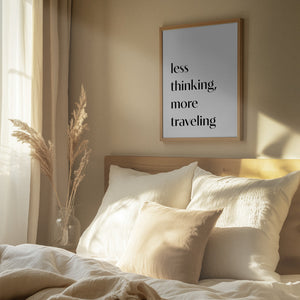 Tablou înramat „Less Thinking” de Pictufy Studio II
