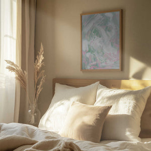 Tablou înramat „Whispers of Pastels” de uplusmestudio