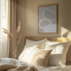 Tablou înramat „Intertwined Organic Shapes” de uplusmestudio