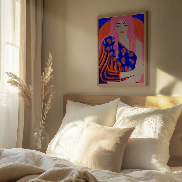 Tablou înramat „Vibrant Serenity” de Treechild