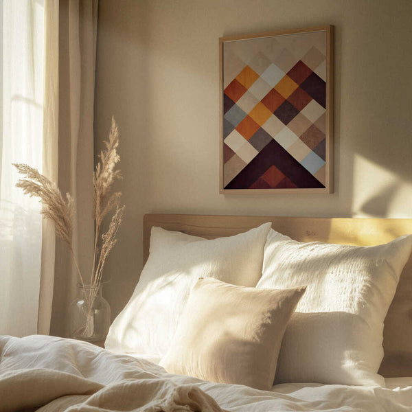 Tablou înramat „Geometric Harmony” de Treechild