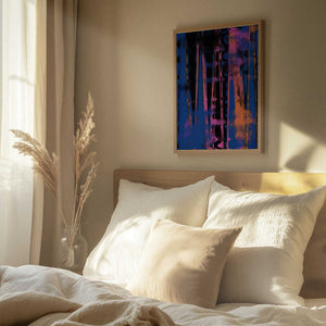 Tablou înramat „Vibrant Nightfall” de Treechild
