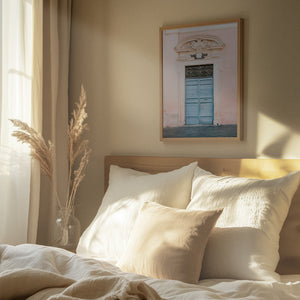 Tablou înramat „Pastel Trastevere - Rome Italy travel photography” de Raisa Zwart