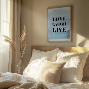 Tablou înramat „Live Joyfully Always” de Martina