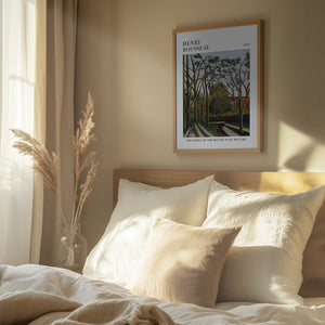 Tablou înramat „The Banks Of The Bier Near Bicetre” de Henri Rousseau