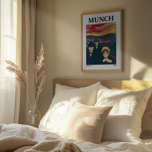Tablou înramat „Anxiety” de Edvard Munch