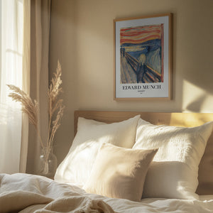 Tablou înramat „Skriet (The Scream)” de Edvard Munch