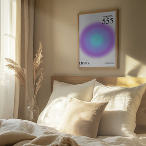 Tablou înramat „Angel Number 555” de Amélie