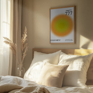 Tablou înramat „Angel Number 777” de Amélie