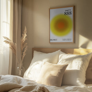 Tablou înramat „Angel Number 888” de Amélie