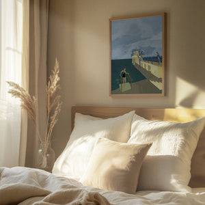 Tablou înramat „Blackrock, Salthill, Galway Ireland Art Print” de Charlotte Trudgett