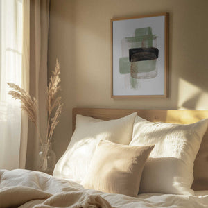 Tablou înramat „Simple Green-2” de Sally Ann Moss