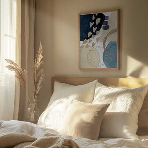 Tablou înramat „Blue Beauty-2” de Sally Ann Moss
