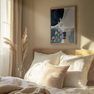 Tablou înramat „Blue Beauty-1” de Sally Ann Moss