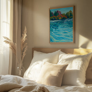 Tablou înramat „Sedona” de Pauline Wegman | Key and Sea Creative